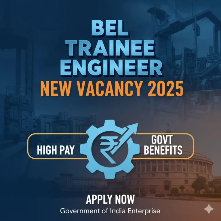 BEL Trainee Engineer New Vacancy High Pay Govt Benefits 2025
