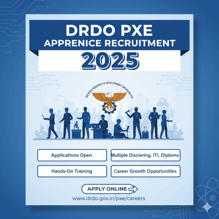 DRDO PXE Apprentice Recruitment 2025