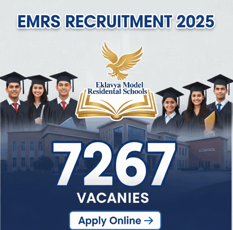 EMRS Recruitment 2025 Apply for 7267 Vacancies